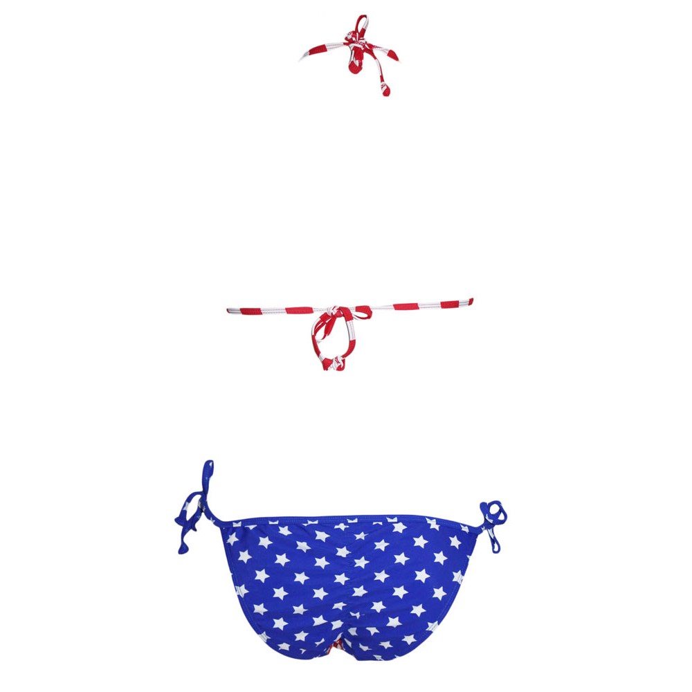 American USA Flag Two Pieces Bikini Set