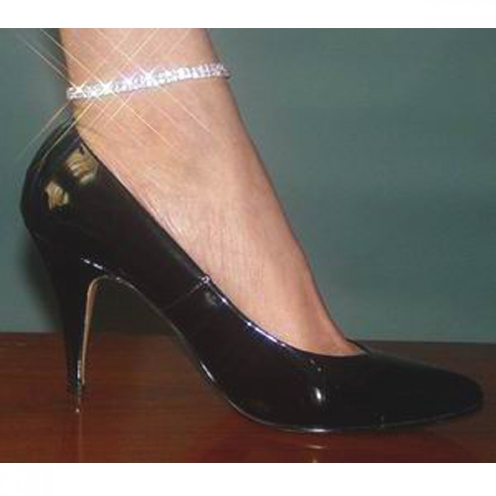 2 Row Rhinestone Ankle Bracelet