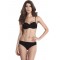 Ribbon Textured Swimwear Black