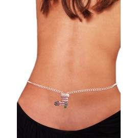 Christmas Rhinestone Belly Chain