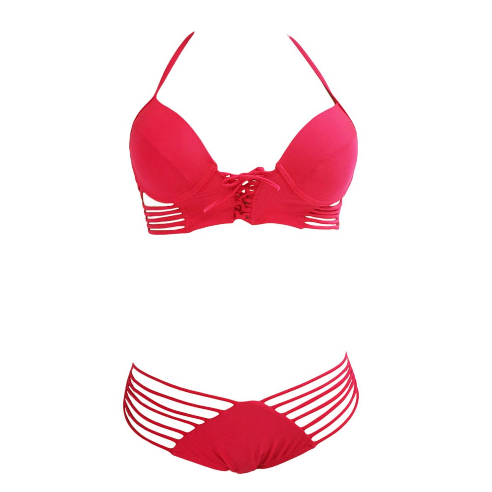 Coral European Strappy Swimsuit