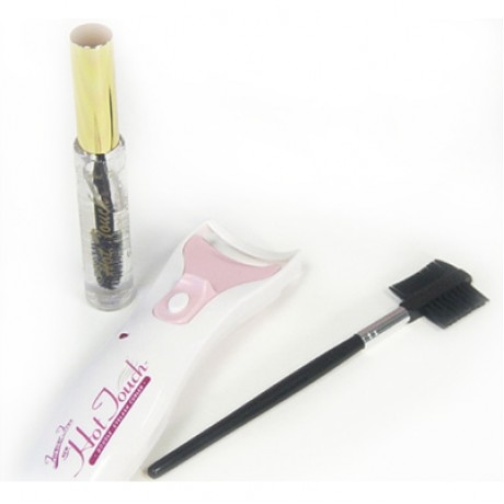 Heated Eyelash Curler with Clear Mascara