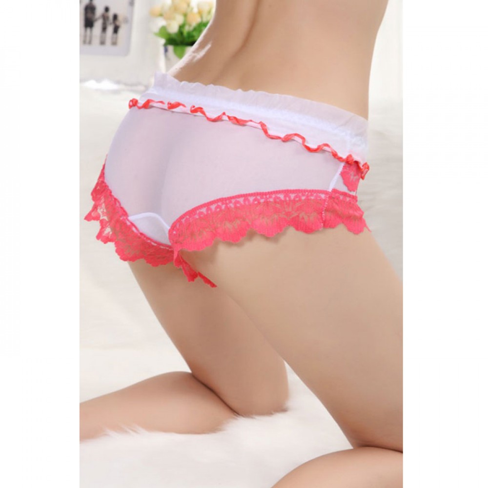 Erotic Scalloped Briefs Panties