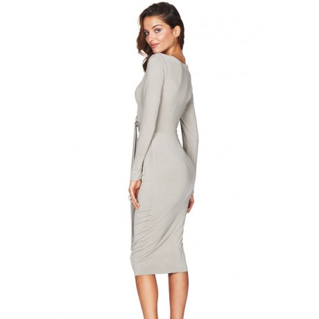 Gray Multi Way Midi Dress