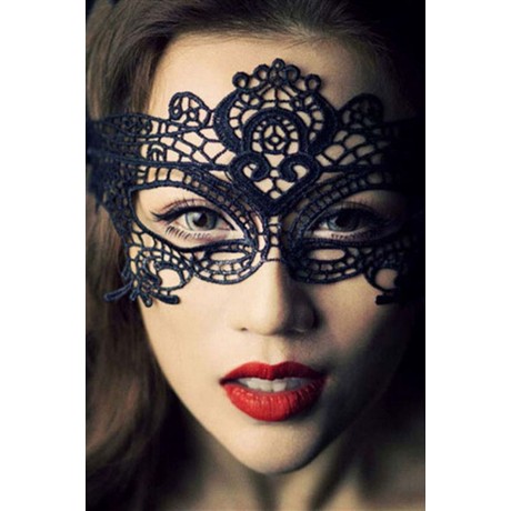 Masquerade Black Lace Mask