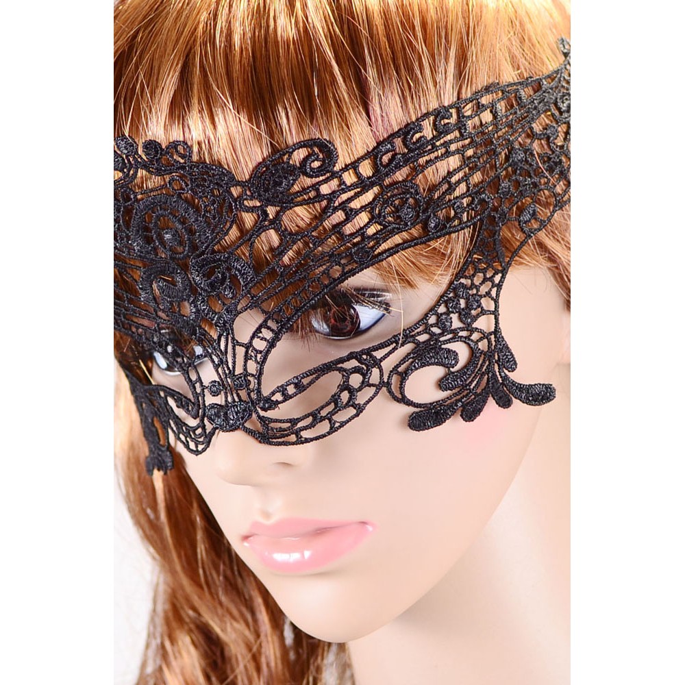 Masquerade Black Lace Mask