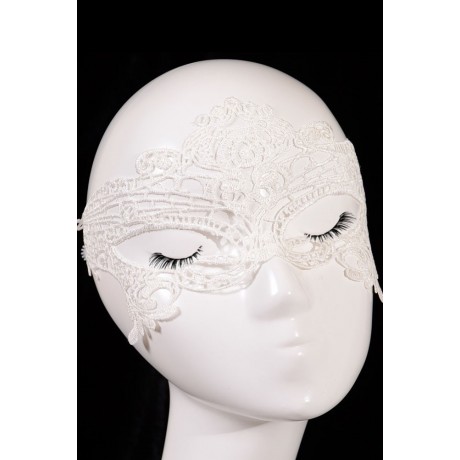 Masquerade White Lace Mask