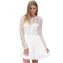 White Princess Mini Dress