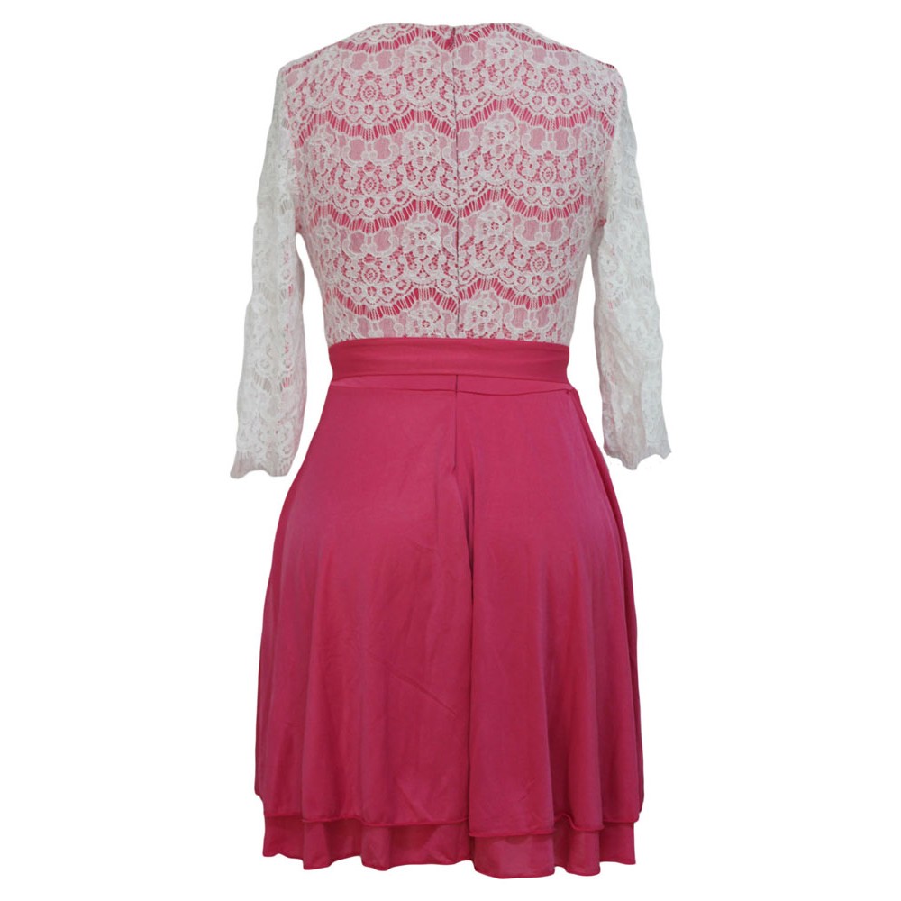 Lace Double Layed Skirt Dress