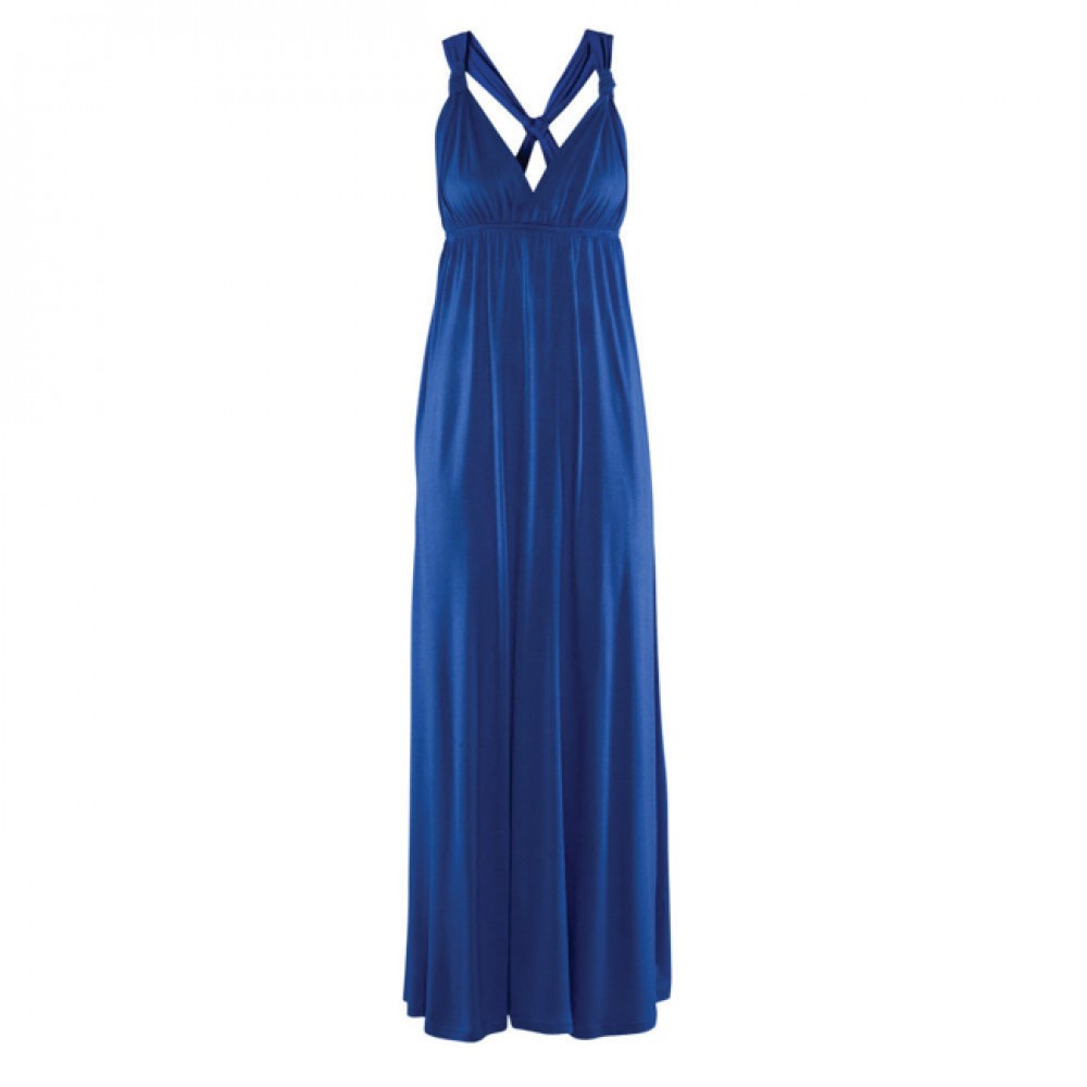 Sleeveless Maxi Dress Blue