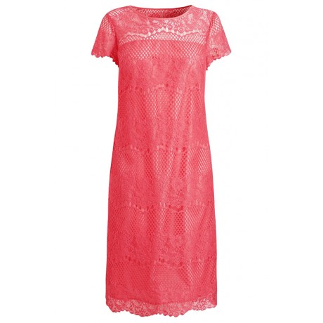 Rosy Relaxing Fit Lace Dress