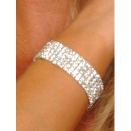 5 Row Stretchy Rhinestone Bracelet