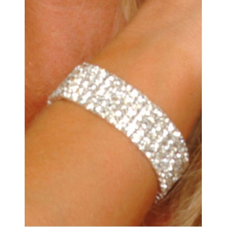 5 Row Stretchy Rhinestone Bracelet