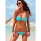 Padded Bandeau Bikini Set Royal Blue