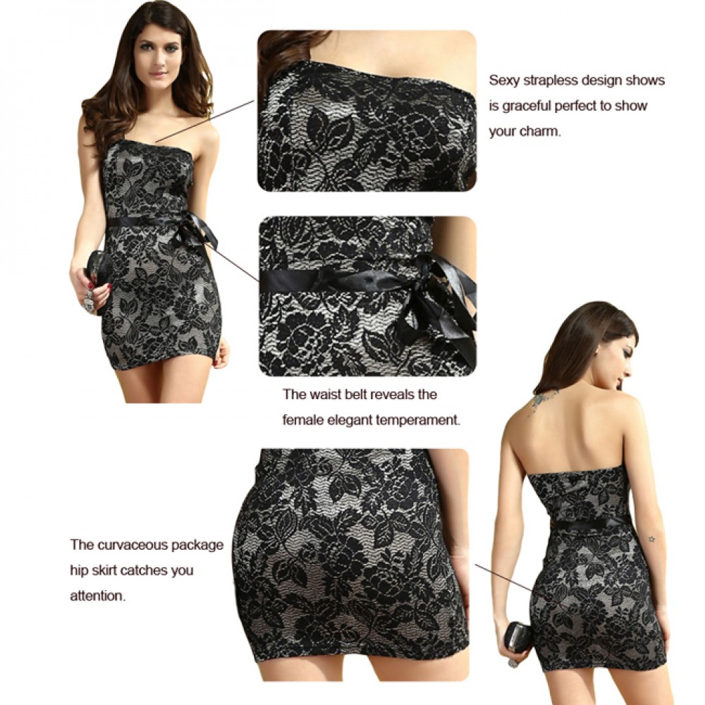 tube top mini dress
