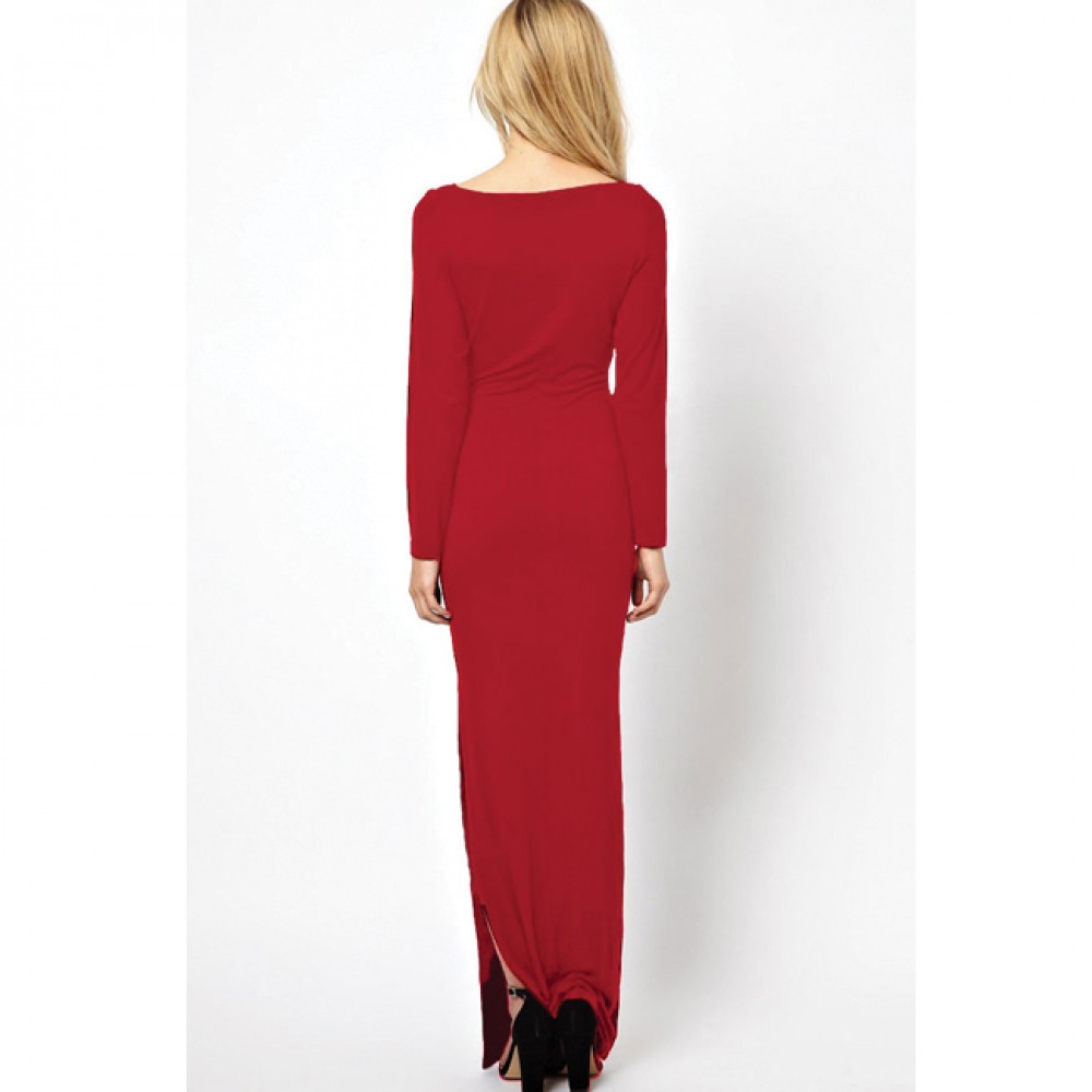 Soft Touch Jersey Maxi Dress Red