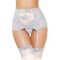 Lace Hollow Out White Garter Belt